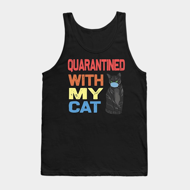 quarantined with my cat Tank Top by bakmed